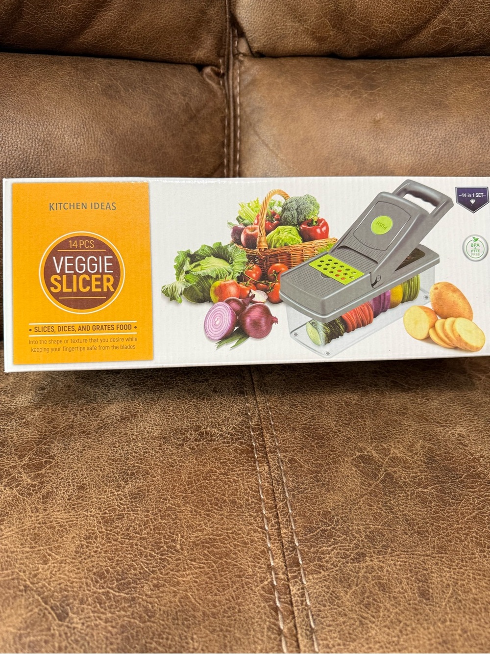Veggie Slicer 14-Piece Food Prep Kit - Gray/Green